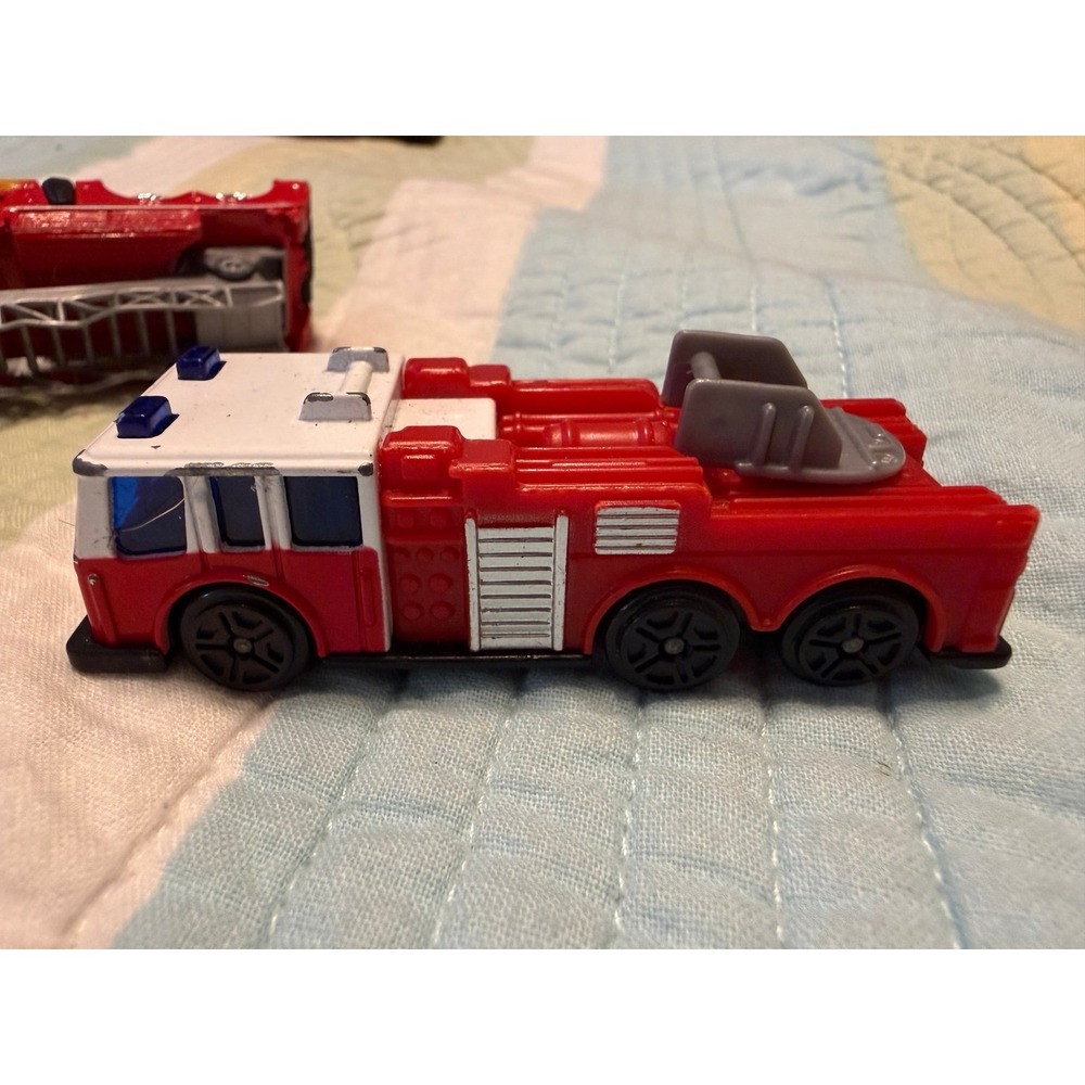 Vintage Tonka Matchbox Diecast Fire Truck Lot 3 Piece Set Red Ladder Pumper Toy - Picture 3 of 3